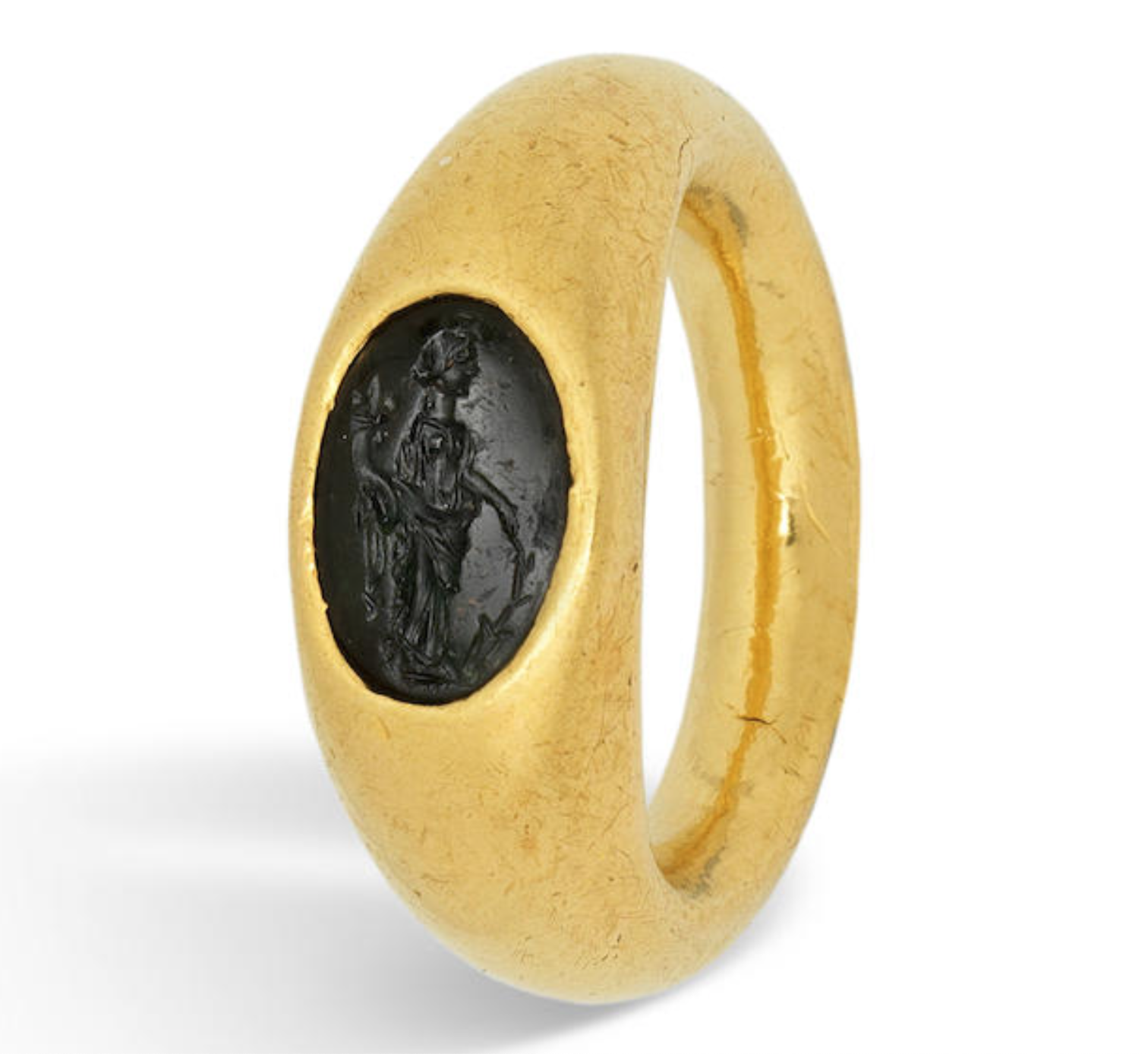 Ancient Roman Intaglio Ring - Manhattan Art and Antiques Center