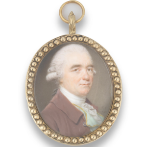 John Smart (British, 1742-1811) A portrait miniature of a gentleman at Jethro Marles