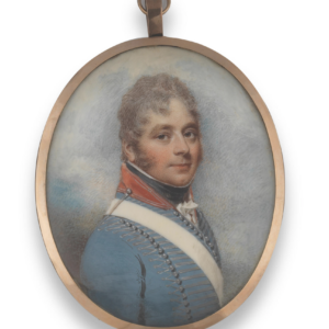 A portrait miniature of Lieutenant Colonel Henry Davis (born 1763)William Wood (British, 1769-1810) at Jethro Marles