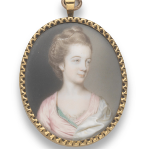 A portrait miniature of a lady by John Smart (British, 1742-1811) at Jethro Marles