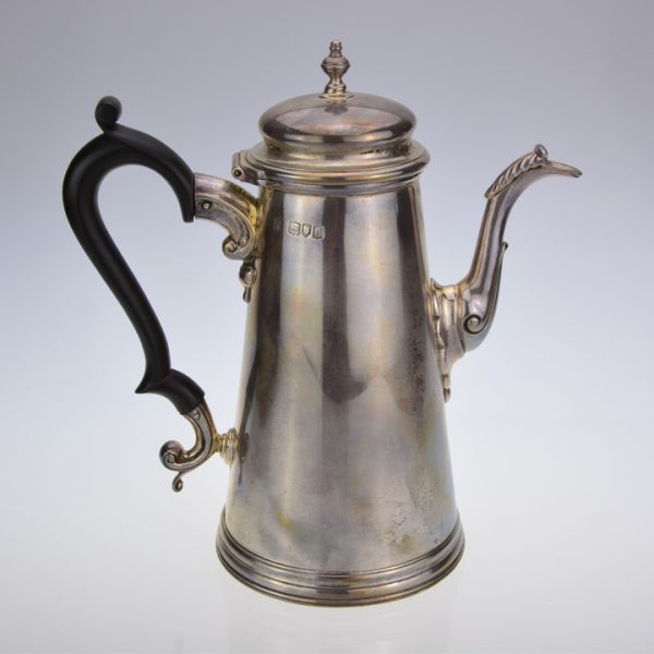 Victorian tapering coffee pot