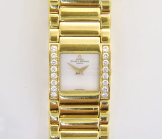 Baume Mercier ladys diamond wristwatch