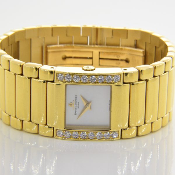 Baume Mercier ladys diamond wristwatch