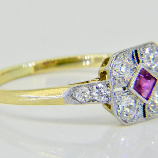 ruby diamond ring c.1930
