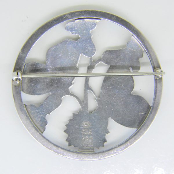 Georg Jensen silver butterfly brooch no 283.