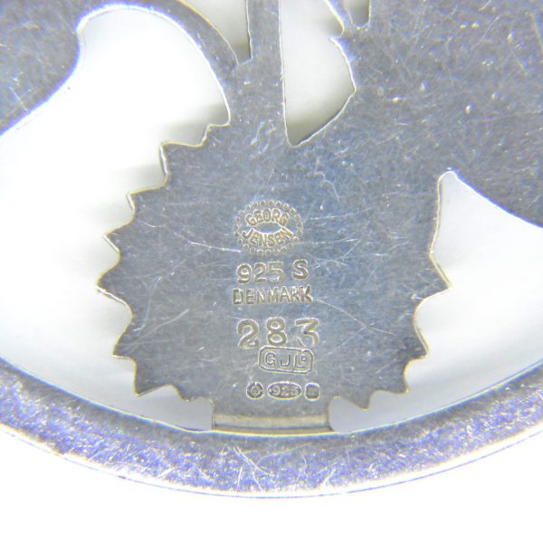 Georg Jensen silver butterfly brooch no 283