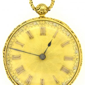 Victorian gold pocket watch